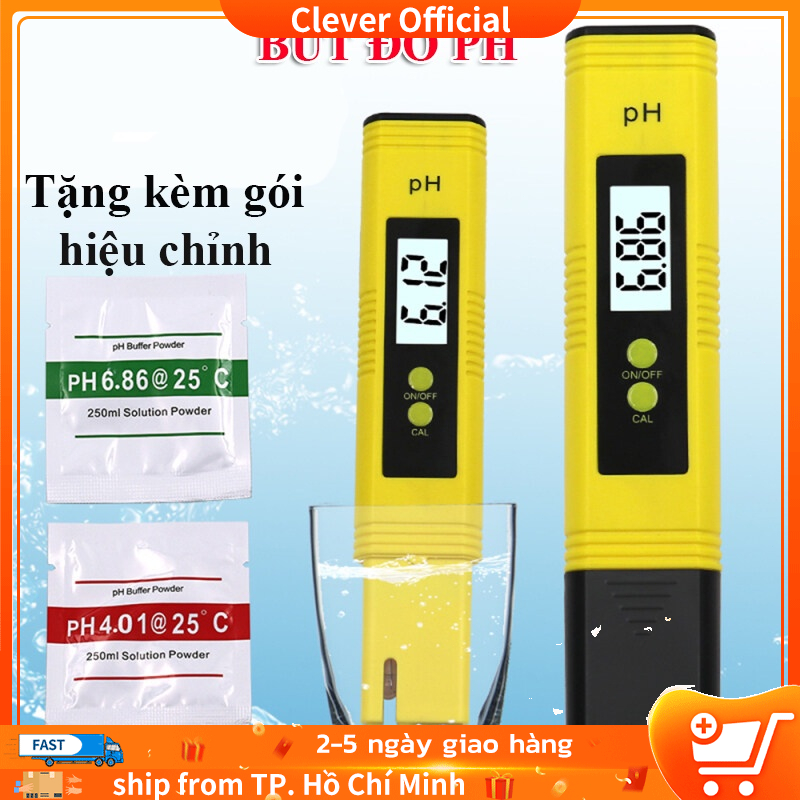 Bút đo PH ( đã hiệu chỉnh) đo nước bể cá, đo PH ao nuôi tôm cá, đo nước sạch, trồng rau