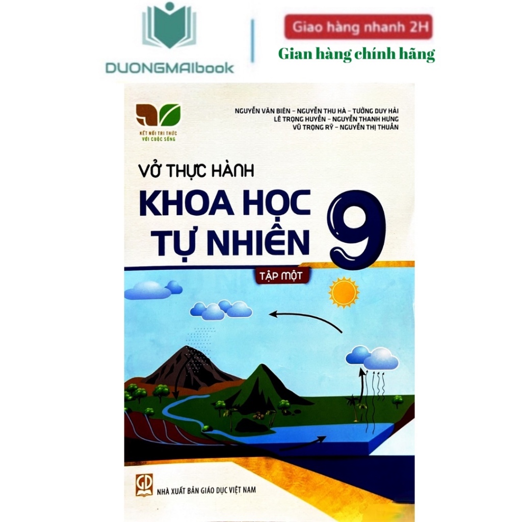 Sách-Vở thực hành khoa học tự nhiên 9 kết nối tri thức - Bán kèm 1 vở kẻ ngang