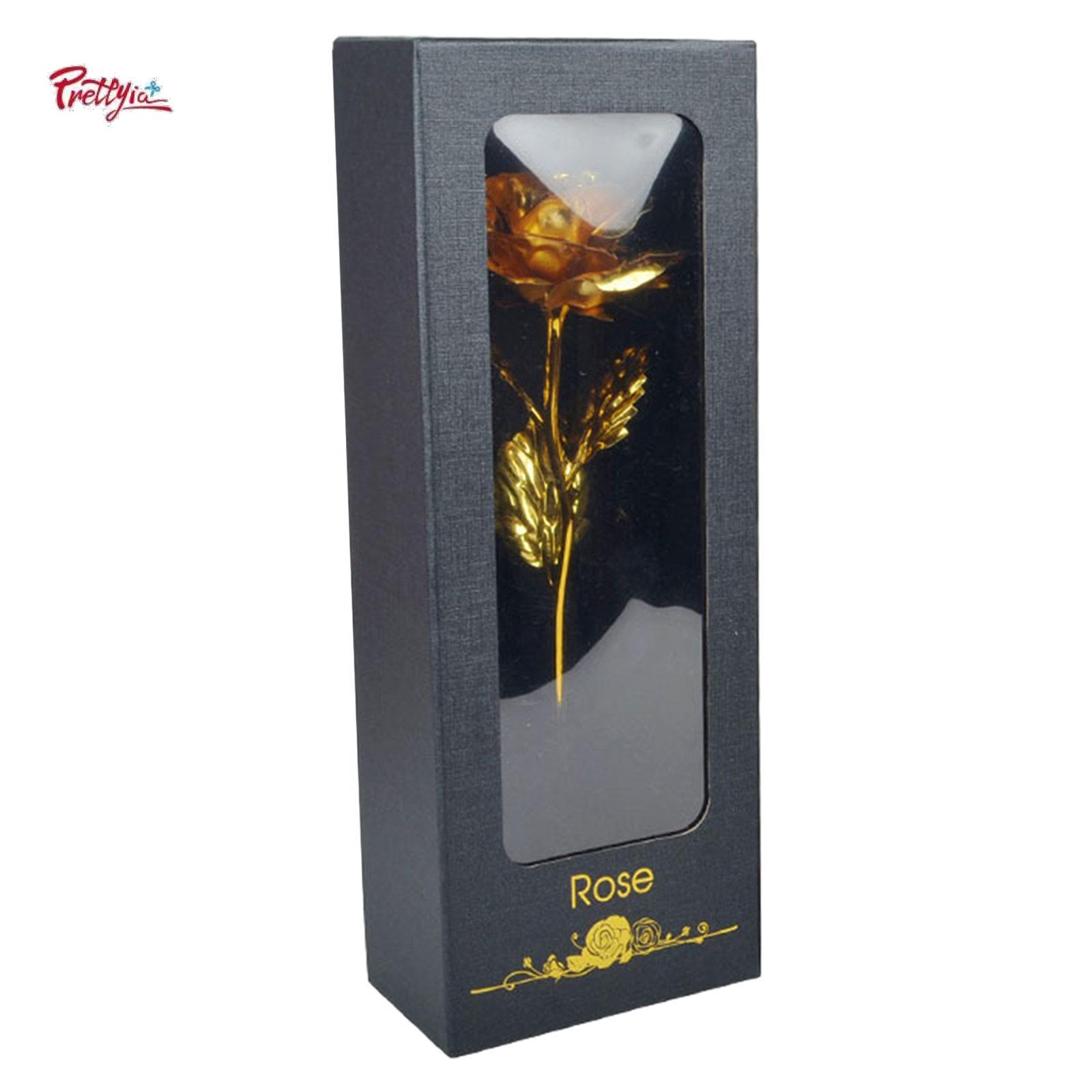 Prettyia hoa hồng với hộp quà tặng ngày lễ tình nhân trang trí nội thất trang trí sống động như thật sáng tạo trang trí cho căn hộ phòng học phòng ngủ