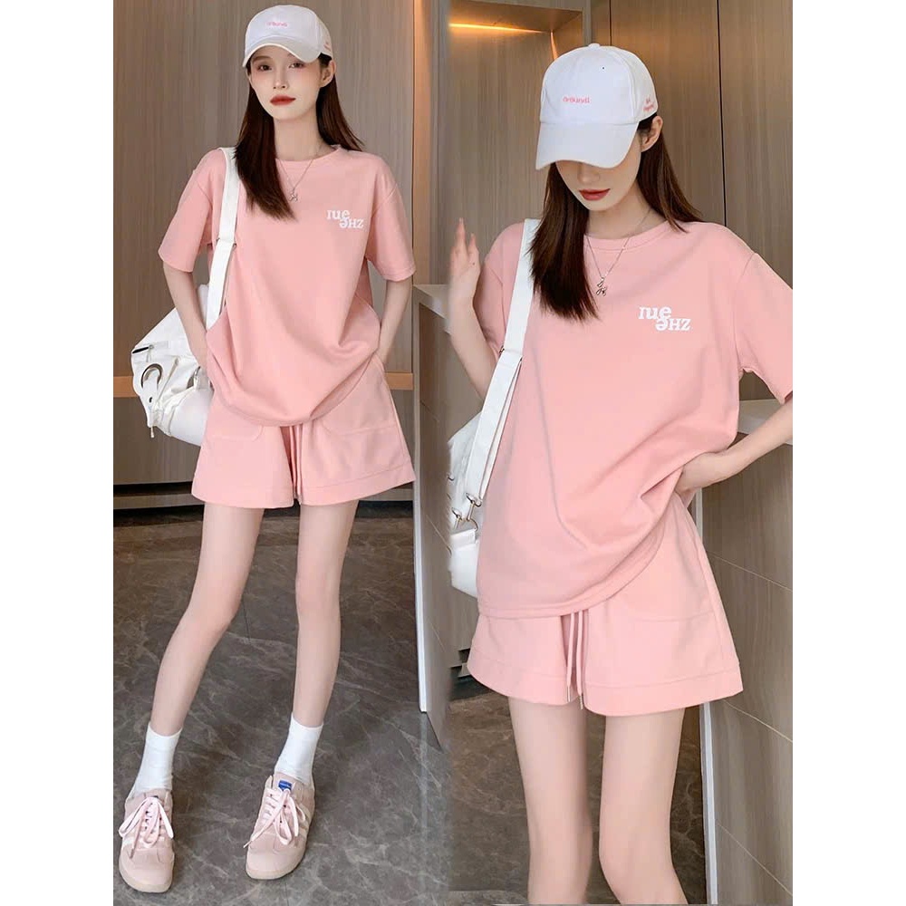 SET Bộ Quần Áo Nam Nữ ZHE APT Unisex - Đồ Bộ Thể Thao Nữ Chất Cotton Mặc Đi Chơi Du Lịch Ullzang