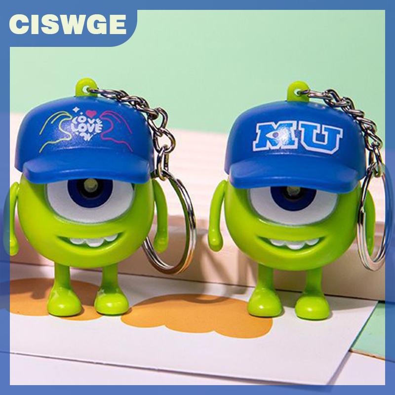 CISWGE Cậu bé mắt to sẽ nói Tôi Yêu Bạn , chiếc móc khóa sáng lên và phát ra âm thanh Mặt dây chuyền cậu bé ba mắt Tôi yêu bạn Đồ chơi