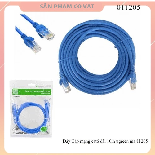 Dây Cáp mạng cat6 dài 10m ugreen mã 11205