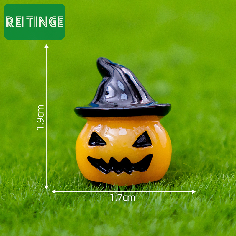 REITINGE Cảnh quan vi mô phù thủy Halloween sáng tạo Ghost Reaper đồ trang trí tự làm phụ kiện mini knickknack bản sao