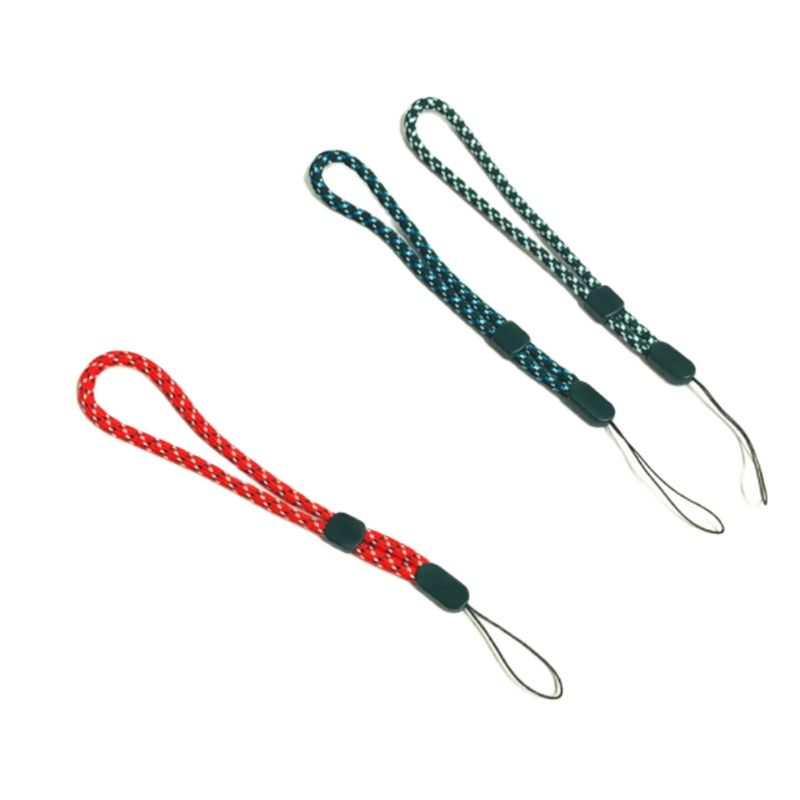 Dây đeo cổ tay dây buộc có thể điều chỉnh đầy màu sắc nylon dây đeo cổ tay Băng quấn cổ tay cho máy ảnh GoPro phím Keychain điện thoại Ổ USB Flash huy hiệu