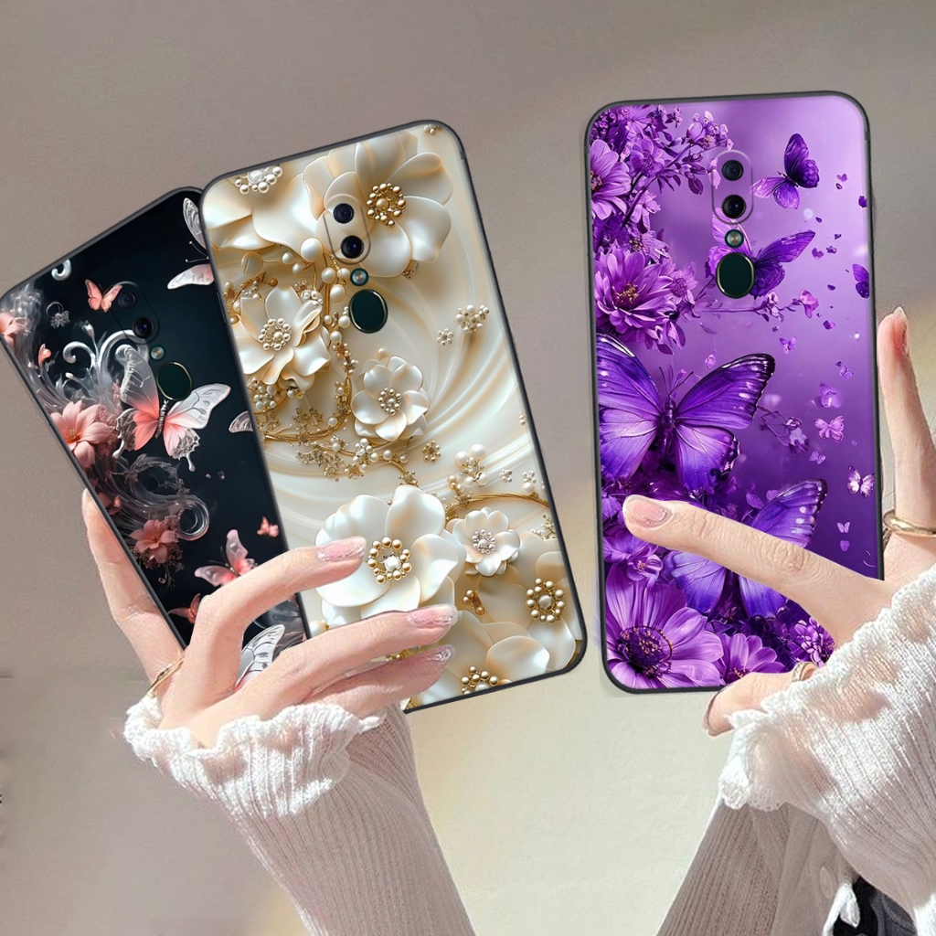 Ốp lưng cho Oppo F11 in họa tiết hoa xinh,sang trọng