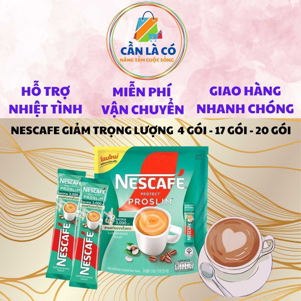NESCAFE PROSLIM GIẢM TRỌNG LƯỢNG  4 GÓI - 17 GÓI - 20 GÓI