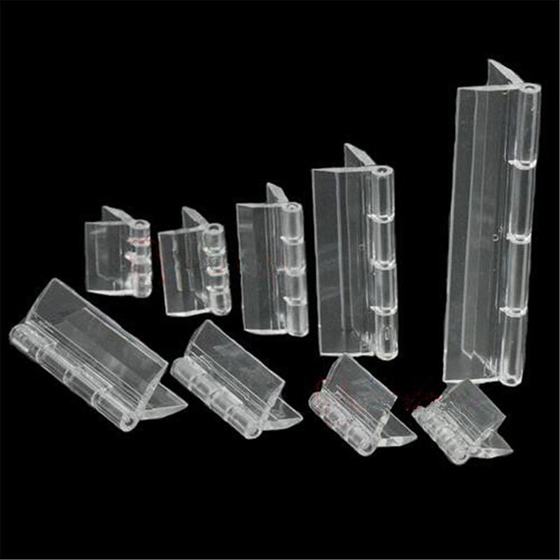 ✨LVDUN✨ 10 chiếc bản lề gấp Acrylic trong suốt bền bản lề plexiglass trong suốt 5 kích cỡ