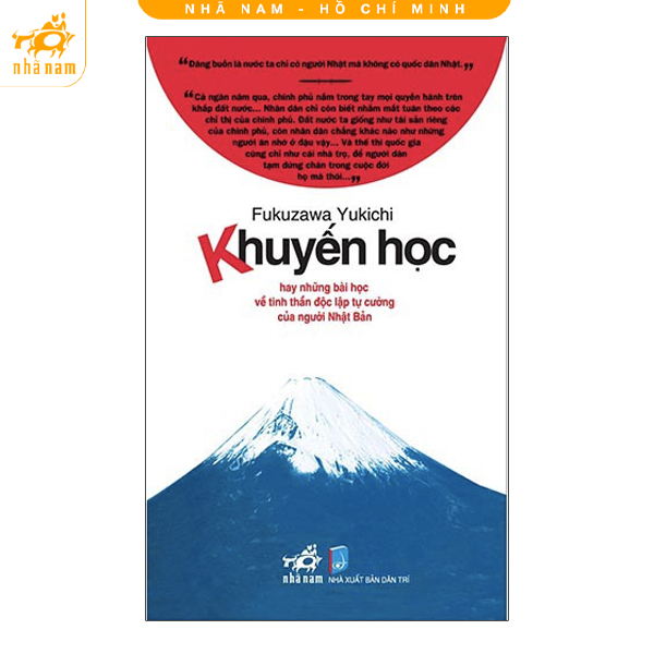 Sách - Khuyến Học - Hay Những Bài Học Về Tinh Thần Độc Lập Tự Cường Của Người Nhật Bản (TB 80.000) (Nhã Nam)