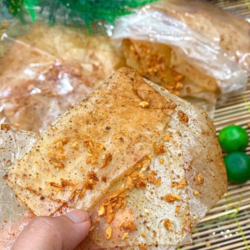 Bánh tráng xì ke muối nhuyễn tây ninh phơi sương dẻo siêu cay - nhikemshop.
