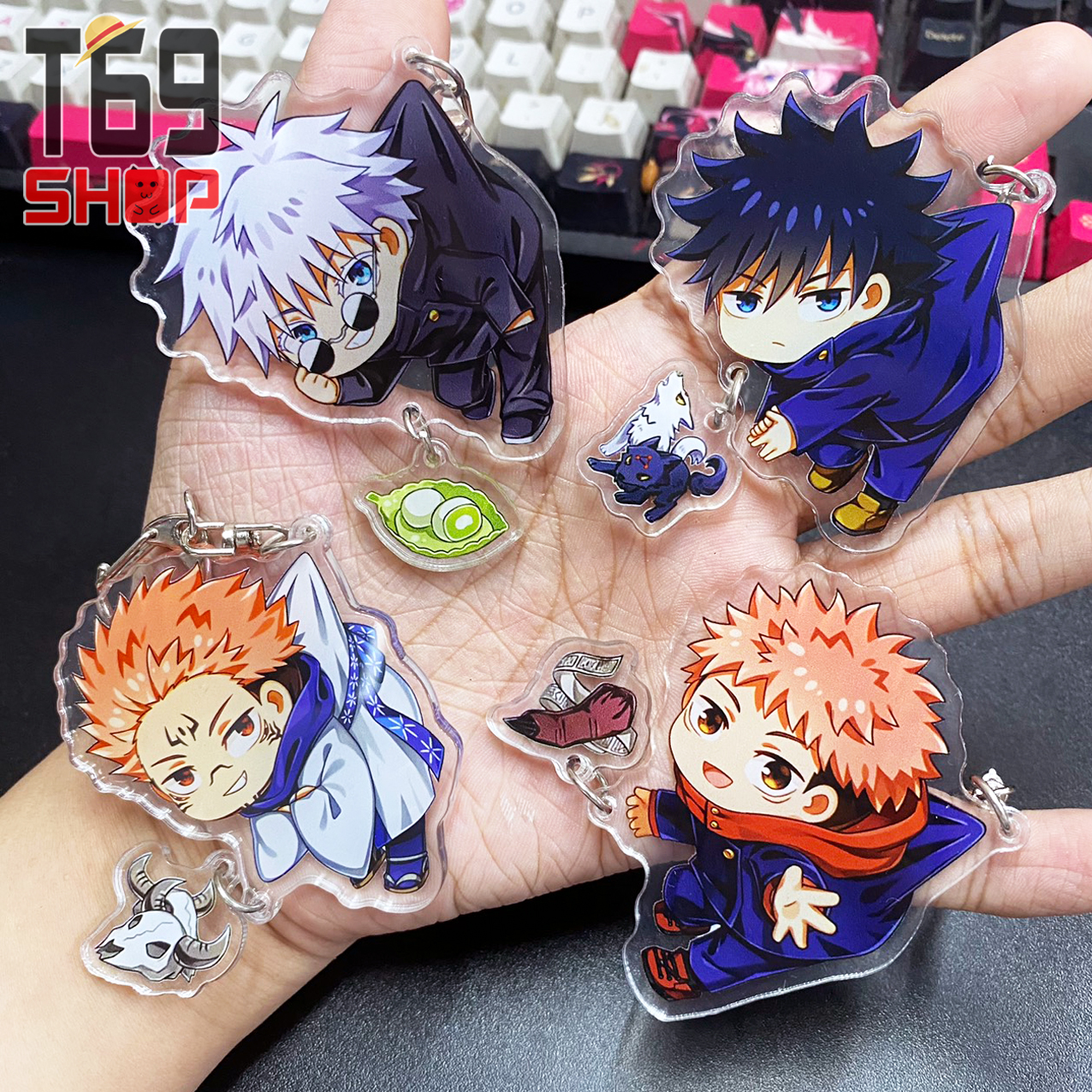 Móc khóa mica anime Jujutsu Kaisen - Mẫu 3 [T69 Shop]